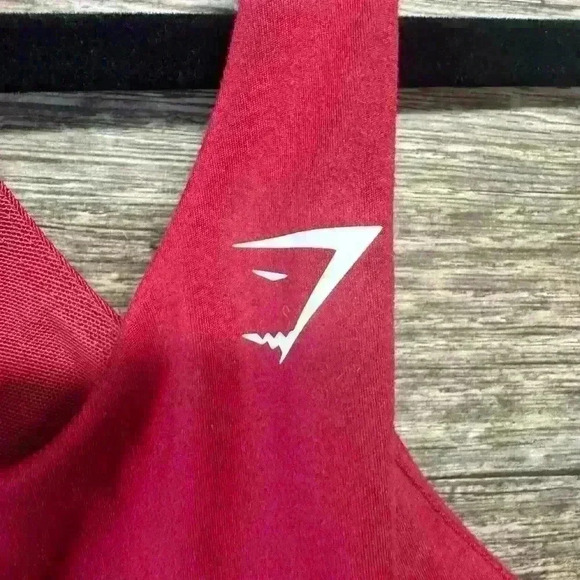 Gymshark Red Sports Bra Women’s Size Small - Picture 2 of 4